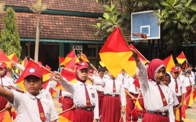 Tim Sekolah Unggulan Universitas Negeri Malang Sambangi SD Negeri 1 Tawangsari, Disambut Meriah dengan Semaphore Dance